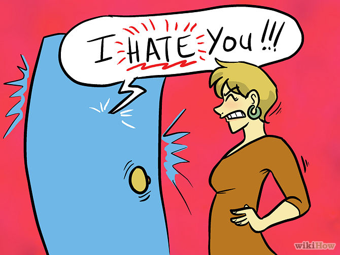 angry teenager